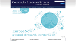 Desktop Screenshot of councilforeuropeanstudies.org